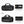 Black 35 litre duffel bag with grab handles and a detachable shoulder strap