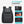 Black 36 litre business backpack with multiple compartments and a luggage strap