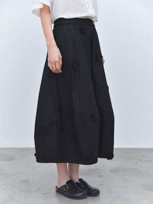 3D Flowers Pockets Y2K Skirt