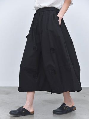 3D Flowers Pockets Y2K Skirt