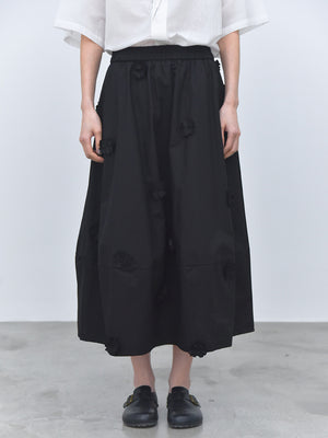 3D Flowers Pockets Y2K Skirt