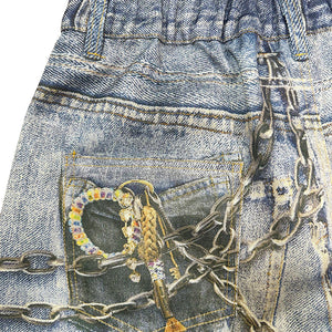 3D Printed Y2K Jeans Women
