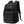 Large black 43 litre backpack with a laptop compartment and a padded back