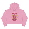 Pink Cropped Hoodie Gym