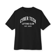 Black Cyber Tech Oversized T Shirt