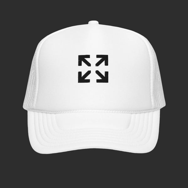 Arrows Trucker White Hat 