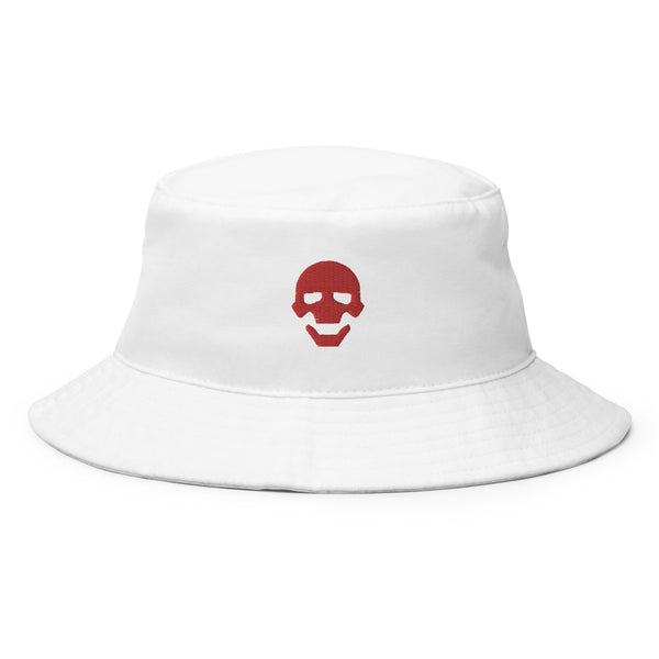 Artistic Casual Skull White Bucket Hat