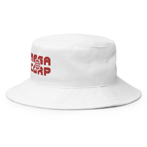 Artistic Chic White Bucket Hat