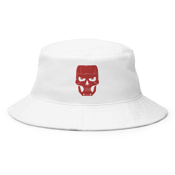 Artistic Style White Bucket Hat