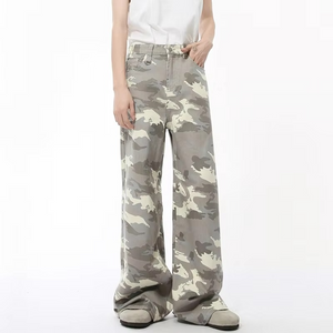 Baggy Jeans Y2k Camo