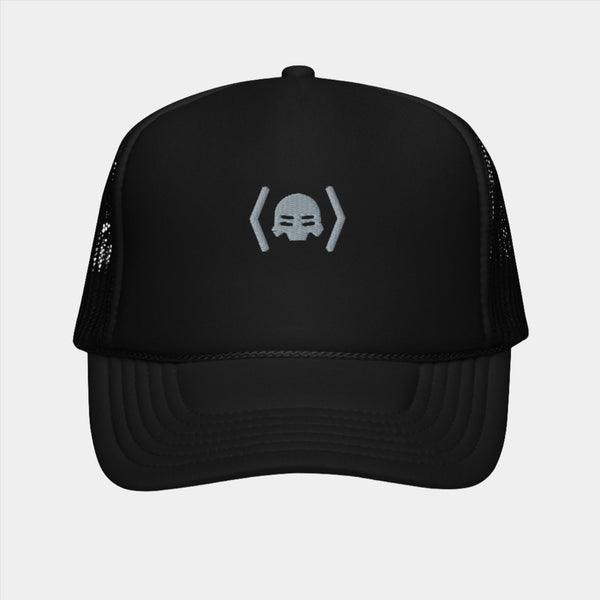 Black Hacker Trucker Hat