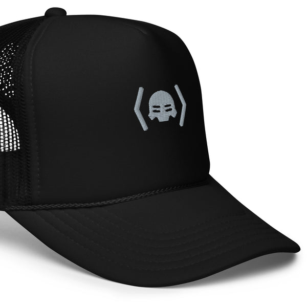 Black Hacker Trucker Hat