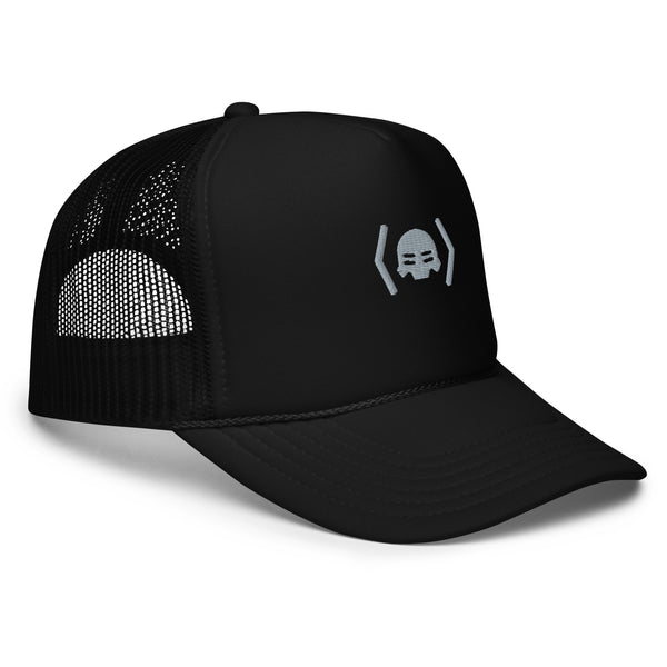 Black Hacker Trucker Hat