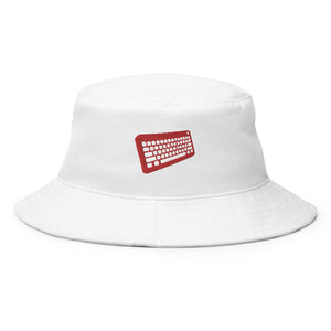 Bold Casual Skull White Bucket Hat