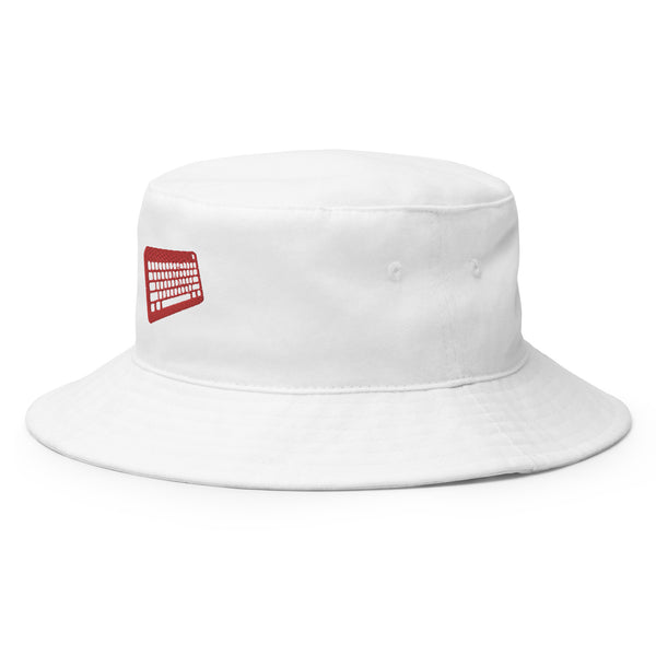 Bold Casual Skull White Bucket Hat