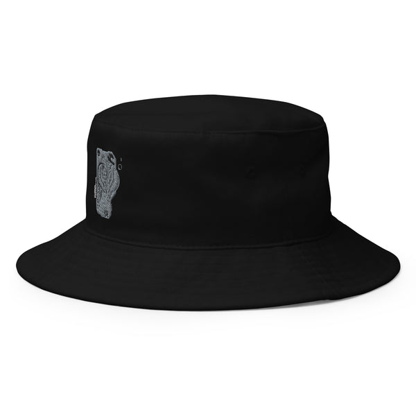 Chic Cotton Black Bucket Hat