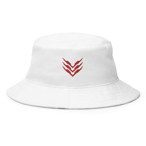 Chic Heritage White Bucket Hat