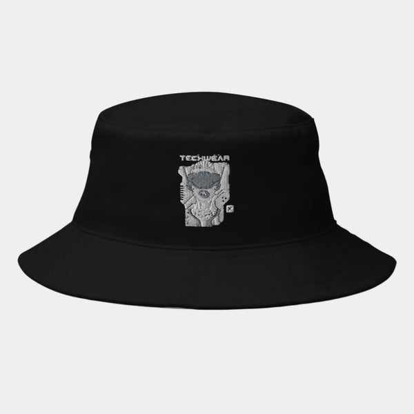 Contemporary Chic Black Bucket Hat