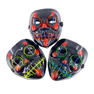 Cyberpunk Halloween Neon Mask Led
