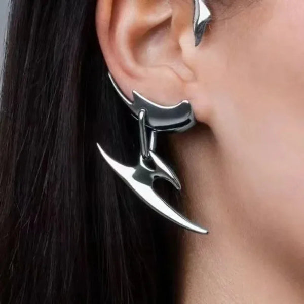 Cyberpunk Mechanical Ear Bone Clip