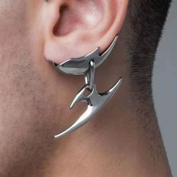 Cyberpunk Mechanical Ear Bone Clip