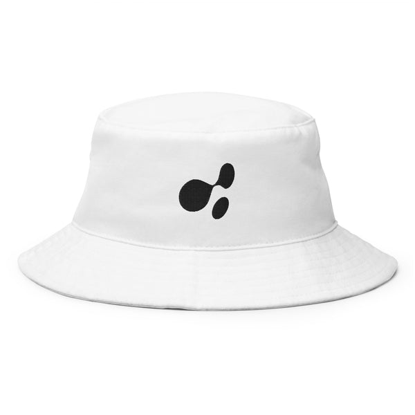 Distinctive Look White Bucket Hat