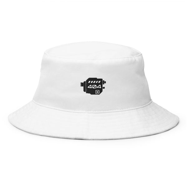 Distinctive Modern White Bucket Hat