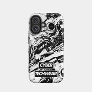 Coque pour iPhone 16 à motif camouflage dynamique