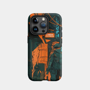 Dynamische Cyber iPhone 15 Pro Hülle