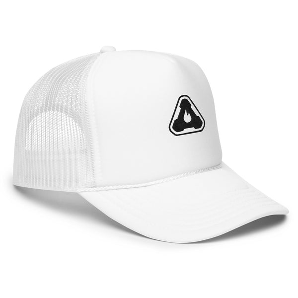 Fire Hazard White Trucker Hat