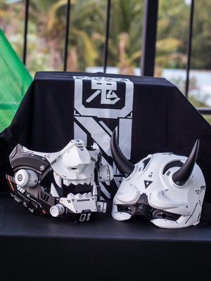 Cyberpunk Oni mask LIMITED EDITION