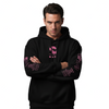 Sudadera con capucha Cyber Pink Techwear