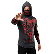 Sudadera con capucha fina Cyberpunk Techwear