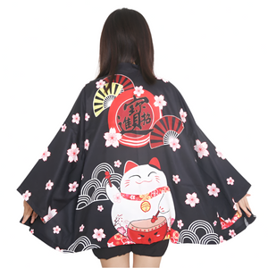 Techwear Kimono Women Neko