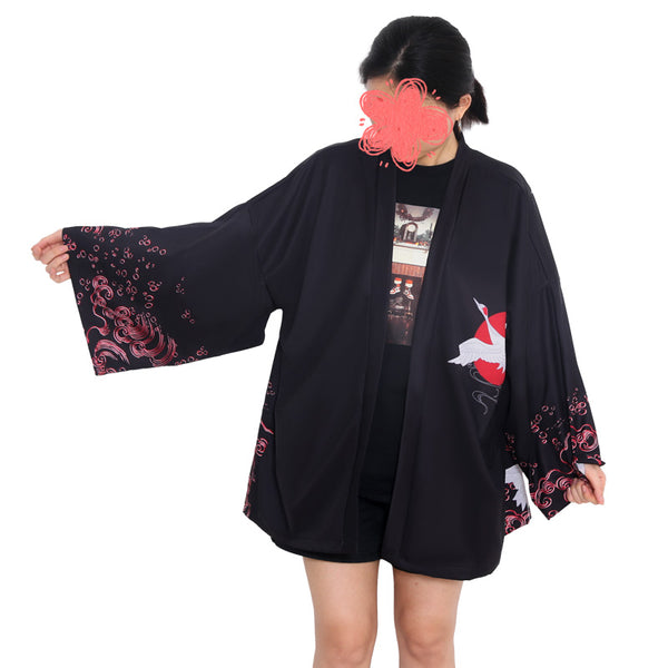 Techwear Kimono Women Black