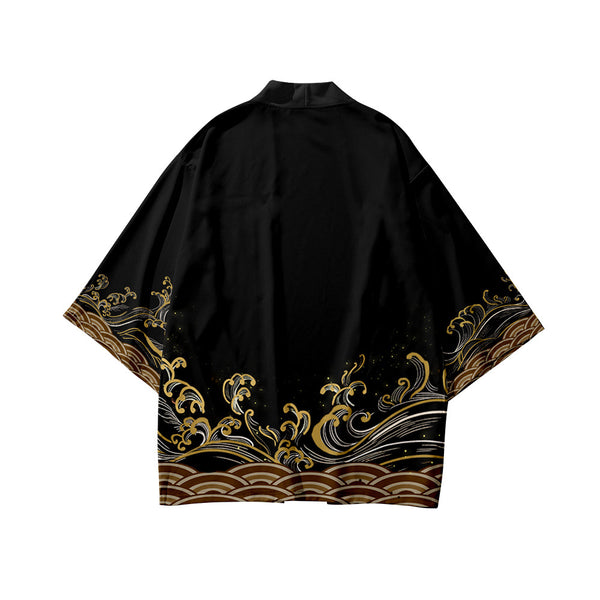 kimonos negros para hombre