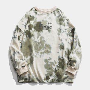 Tie-Dye Techwear Hoodie