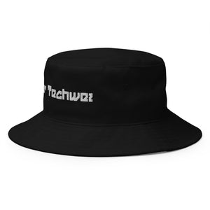 Heritage Chic Black Bucket Hat