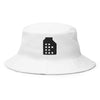 Heritage Look White Bucket Hat