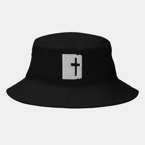 Heritage Style Black Bucket Hat