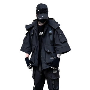 Hooded Techwear Jacket