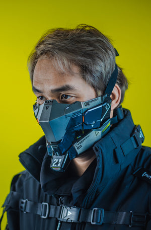 Cyberpunk Techwear Mask Gray