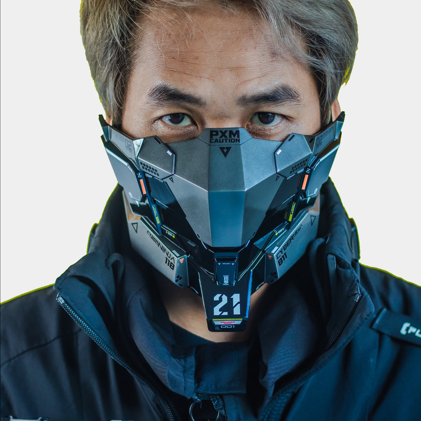 Discover Sci-Fi Chic: Cyberpunk Techwear Mask Gray