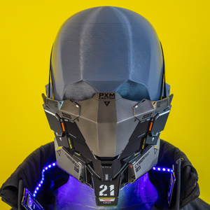 Cyberpunk Techwear Mask Gray