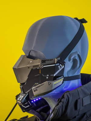 Cyberpunk Techwear Mask Gray