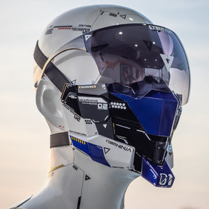 Blue Cyberpunk Mask