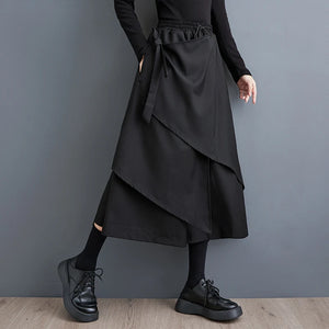 Irregular Skirt Pants