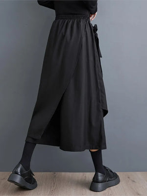 Irregular Skirt Pants