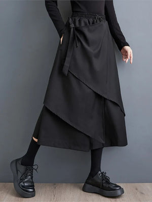 Irregular Skirt Pants