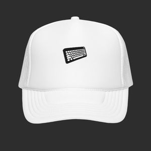 Keyboard Trucker White Hat